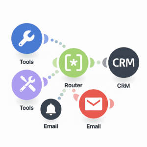 Lead z FB Ads → CRM + Mail