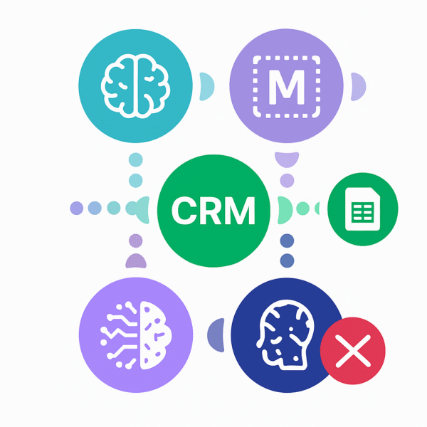 Obsługa zapytań mailowych AI → CRM